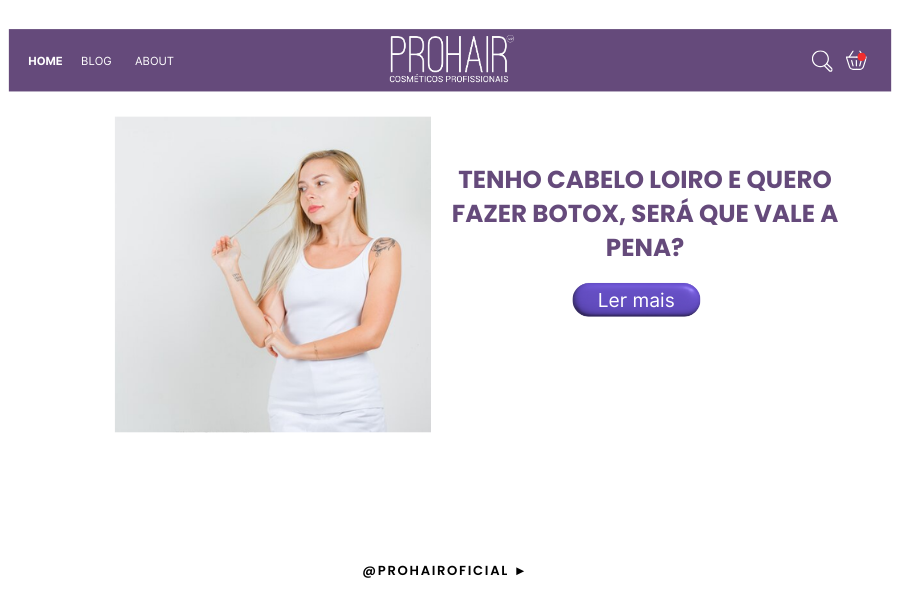 Tenho cabelo loiro e quero fazer botox, será que vale a pena?