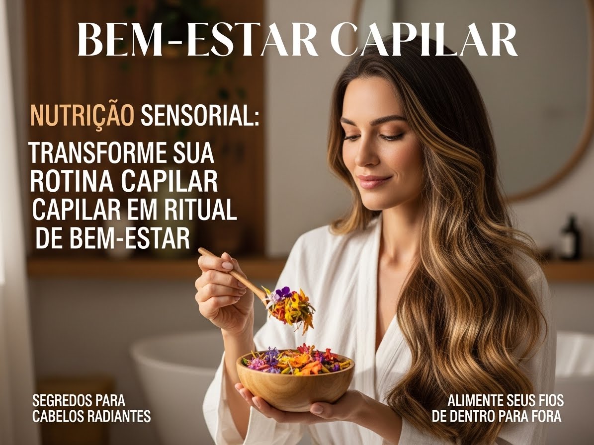 Hair Wellness & Nutrição Sensorial: Transforme sua Rotina Capilar em um Ritual de Bem-Estar