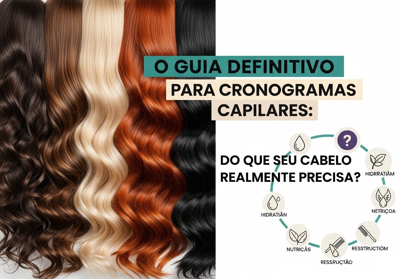 O Guia Definitivo do Cronograma Capilar: A Ciência por Trás de um Cabelo Perfeito