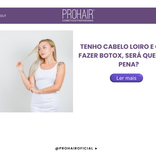 Tenho cabelo loiro e quero fazer botox, será que vale a pena?