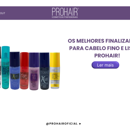 Os Melhores Finalizadores para Cabelo Fino e Liso da ProHair!