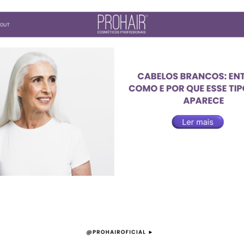 Cabelos brancos: entenda como e por que esse tipo de fio aparece
