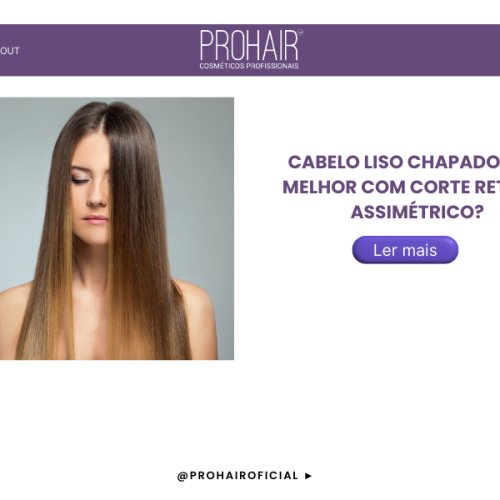 Cabelo liso chapado fica melhor com corte reto ou assimétrico?