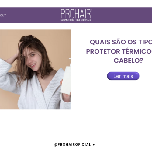 Quais são os tipos de protetor térmico para cabelo?