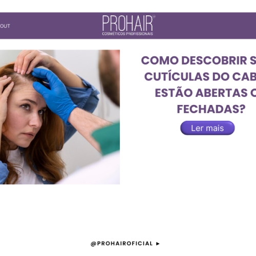 Como descobrir se as cutículas do cabelo estão abertas ou fechadas?