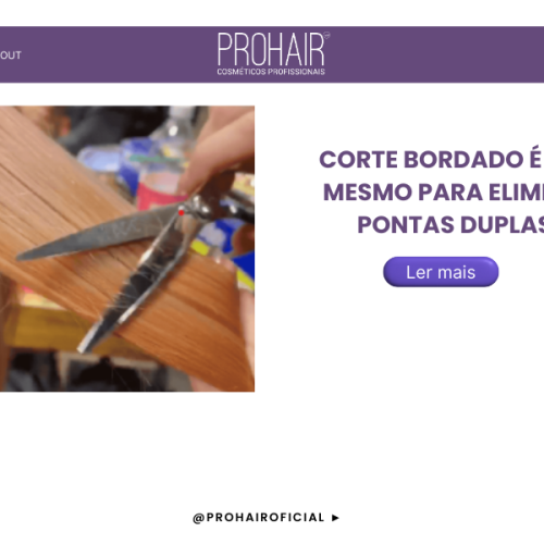 Corte bordado é bom mesmo para eliminar pontas duplas?