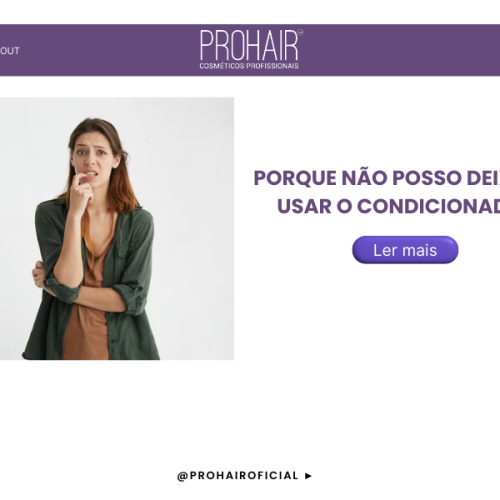 Porque não posso deixar de usar o condicionador?