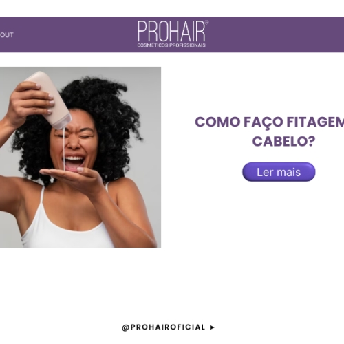 Como faço fitagem no cabelo?