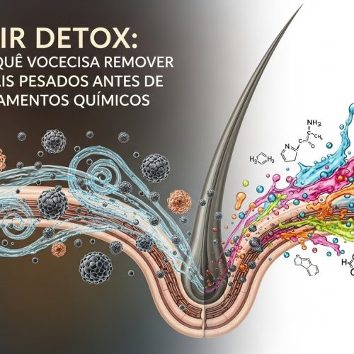 Detox Capilar: Por Que Você Precisa Remover Metais Pesados Antes da Química
