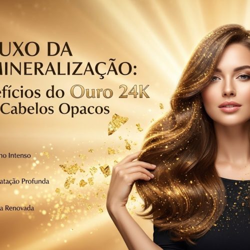 O Luxo da Remineralização: Benefícios do Ouro 24K para Fios Opacos
